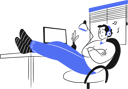 پیش‌نمایش فایل man-listening-music-at-office-6937227 از پک فعالیت فضای کار
