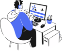 پیش‌نمایش فایل man-playing-video-games-6937229 از پک فعالیت فضای کار