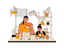 پیش‌نمایش فایل daughter-doing-indoor-farming-with-mother-7249533 از پک فعالیت‌های خانوادگی