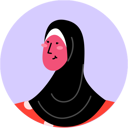 پیش‌نمایش فایل muslim-female-10257183 از پک سازنده آواتار زیبایی