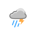 پیش‌نمایش فایل rain-235 از پک آیکون های آب و هوا روز