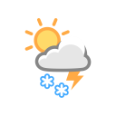 پیش‌نمایش فایل snow-411 از پک آیکون های آب و هوا روز