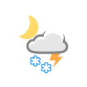 پیش‌نمایش فایل snow-416 از پک آیکون های زمان شب آب و هوا