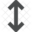 پیش‌نمایش فایل vertical-arrows از پک آیکن گلیف iOS Edge