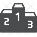پیش‌نمایش فایل winners-podium-15 از پک آیکن گلیف iOS Edge