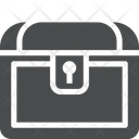 پیش‌نمایش فایل treasure-chest-10 از پک آیکن گلیف iOS Edge