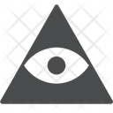 پیش‌نمایش فایل triangle-eye-1 از پک آیکن گلیف iOS Edge