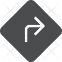 پیش‌نمایش فایل turn-sign از پک آیکن گلیف iOS Edge