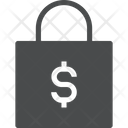 پیش‌نمایش فایل shopping-bag-708 از پک آیکن گلیف iOS Edge