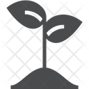 پیش‌نمایش فایل sprout-growing از پک آیکن گلیف iOS Edge