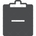 پیش‌نمایش فایل remove-clipboard-4 از پک آیکن گلیف iOS Edge