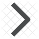 پیش‌نمایش فایل right-chevron-3 از پک آیکن گلیف iOS Edge