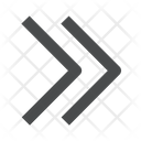 پیش‌نمایش فایل right-chevrons از پک آیکن گلیف iOS Edge