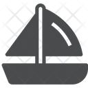 پیش‌نمایش فایل sailboat-130 از پک آیکن گلیف iOS Edge