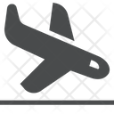 پیش‌نمایش فایل plane-arriving-1 از پک آیکن گلیف iOS Edge