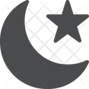 پیش‌نمایش فایل moon-star از پک آیکن گلیف iOS Edge
