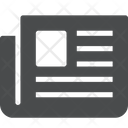 پیش‌نمایش فایل newspaper-540 از پک آیکن گلیف iOS Edge