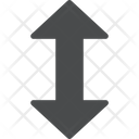 پیش‌نمایش فایل large-vertical-arrows از پک آیکن گلیف iOS Edge