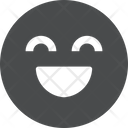 پیش‌نمایش فایل laughing-face-4 از پک آیکن گلیف iOS Edge