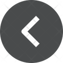 پیش‌نمایش فایل left-chevron-circle از پک آیکن گلیف iOS Edge