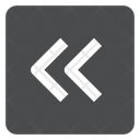 پیش‌نمایش فایل left-chevrons-square از پک آیکن گلیف iOS Edge