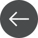 پیش‌نمایش فایل left-circle از پک آیکن گلیف iOS Edge