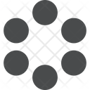 پیش‌نمایش فایل loading-circles از پک آیکن گلیف iOS Edge