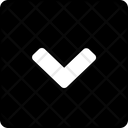 پیش‌نمایش فایل down-square-2 از پک آیکن‌های تخت توپر