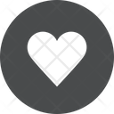 پیش‌نمایش فایل heart-circle از پک آیکن گلیف iOS Edge