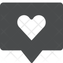 پیش‌نمایش فایل heart-message-7 از پک آیکن گلیف iOS Edge
