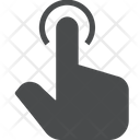 پیش‌نمایش فایل finger-press از پک آیکن گلیف iOS Edge