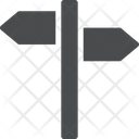 پیش‌نمایش فایل crossroad-sign از پک آیکن گلیف iOS Edge