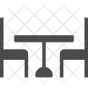 پیش‌نمایش فایل diner-table از پک آیکن گلیف iOS Edge