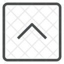 پیش‌نمایش فایل up-chevron-square از پک آیکن خطی iOS Edge