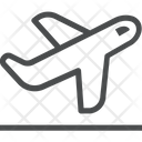 پیش‌نمایش فایل plane-departing-2 از پک آیکن خطی iOS Edge