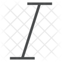 پیش‌نمایش فایل italic-53 از پک آیکن خطی iOS Edge