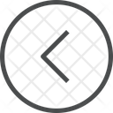 پیش‌نمایش فایل left-chevron-circle-1 از پک آیکن خطی iOS Edge