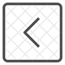 پیش‌نمایش فایل left-chevron-square-1 از پک آیکن خطی iOS Edge