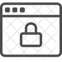 پیش‌نمایش فایل lock-webpage-8 از پک آیکن خطی iOS Edge