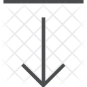 پیش‌نمایش فایل go-to-bottom-2 از پک آیکن خطی iOS Edge
