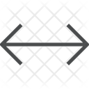 پیش‌نمایش فایل horizontal-arrows-1 از پک آیکن خطی iOS Edge