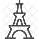 پیش‌نمایش فایل eiffel-tower-88 از پک آیکن خطی iOS Edge