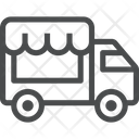 پیش‌نمایش فایل food-truck-33 از پک آیکن خطی iOS Edge