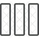 پیش‌نمایش فایل columns-72 از پک آیکن خطی iOS Edge