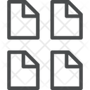 پیش‌نمایش فایل document-grid-1 از پک آیکن خطی iOS Edge