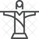 پیش‌نمایش فایل christ-the-redeemer-11 از پک آیکن خطی iOS Edge