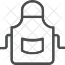 پیش‌نمایش فایل apron-135 از پک آیکن خطی iOS Edge