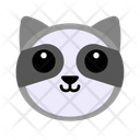 پیش‌نمایش فایل racoon-12202320 از پک سر حیوان