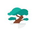 پیش‌نمایش فایل bonsai-9 از پک آیکون های رایگان کامیلون