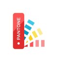 پیش‌نمایش فایل pantone از پک آیکون های رایگان کامیلون